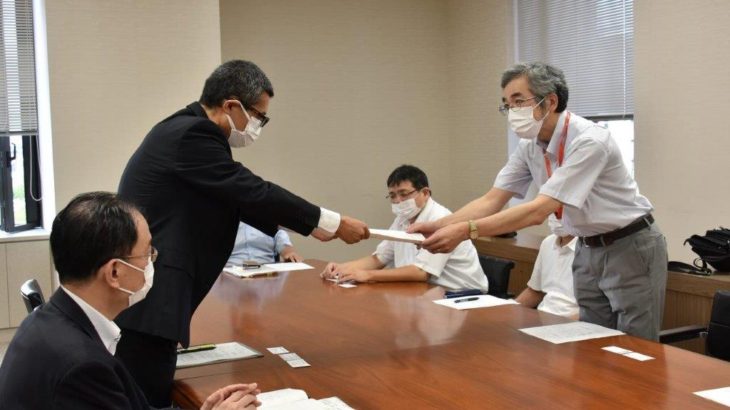 県に新型コロナウイルス感染拡大に伴う緊急要請を行いました